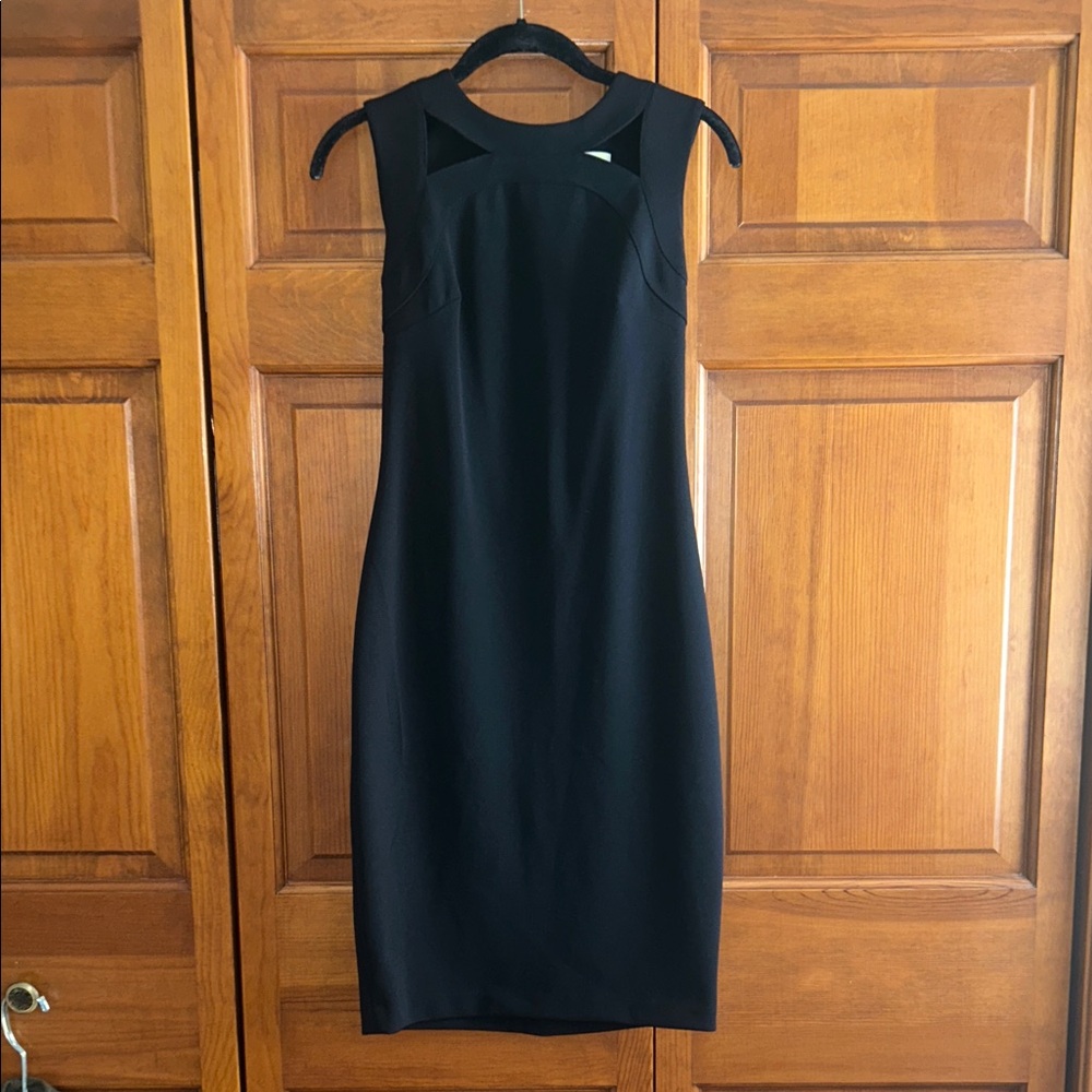 Calvin Klein Black Midi Dress